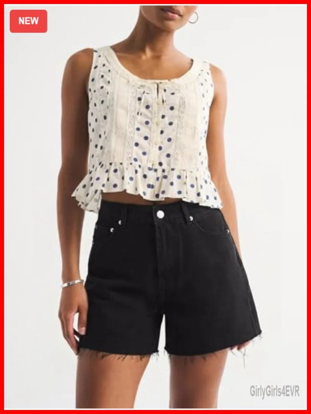 High Waisted Ripped Jean Shorts for Women, Frayed Hem Casual Denim Jorts